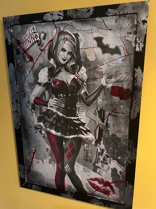 Harleyquinn framed artwork