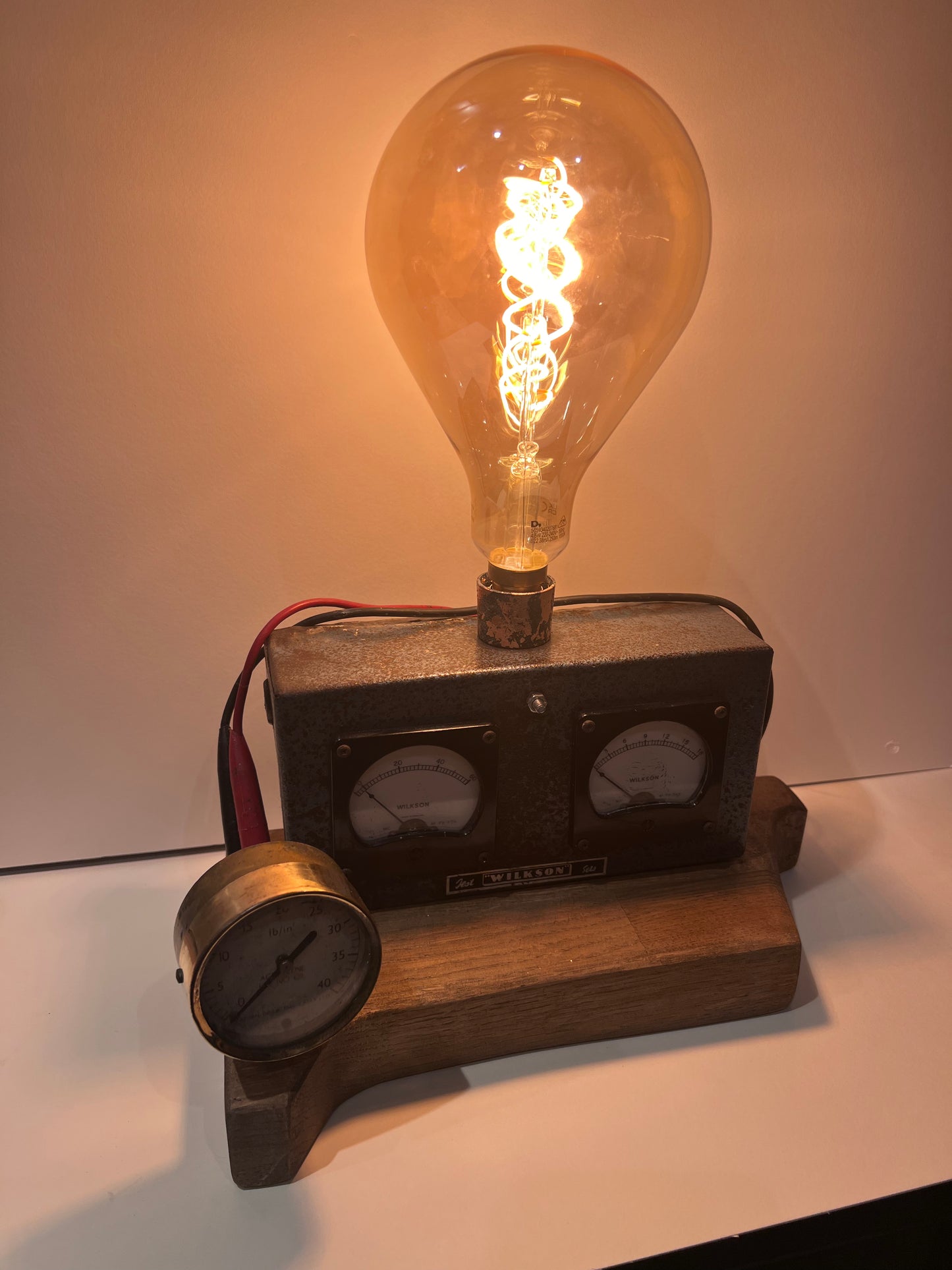 Steampunk style lamp