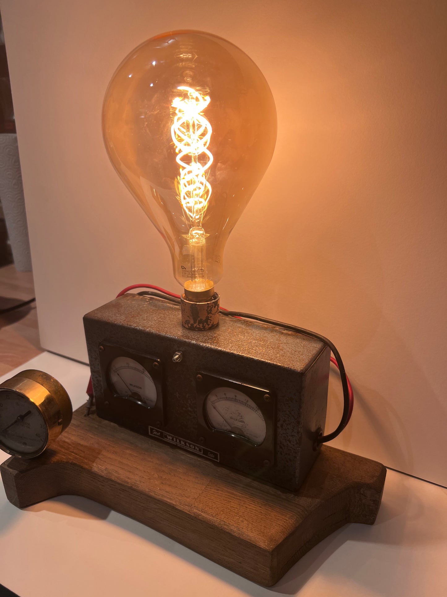 Steampunk style lamp