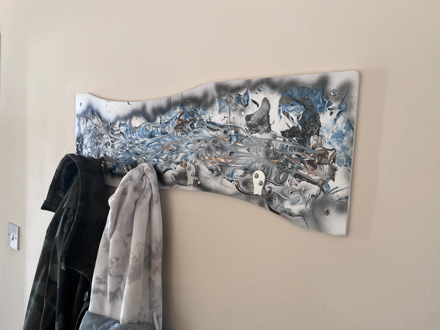 Fluid Art coat Rack