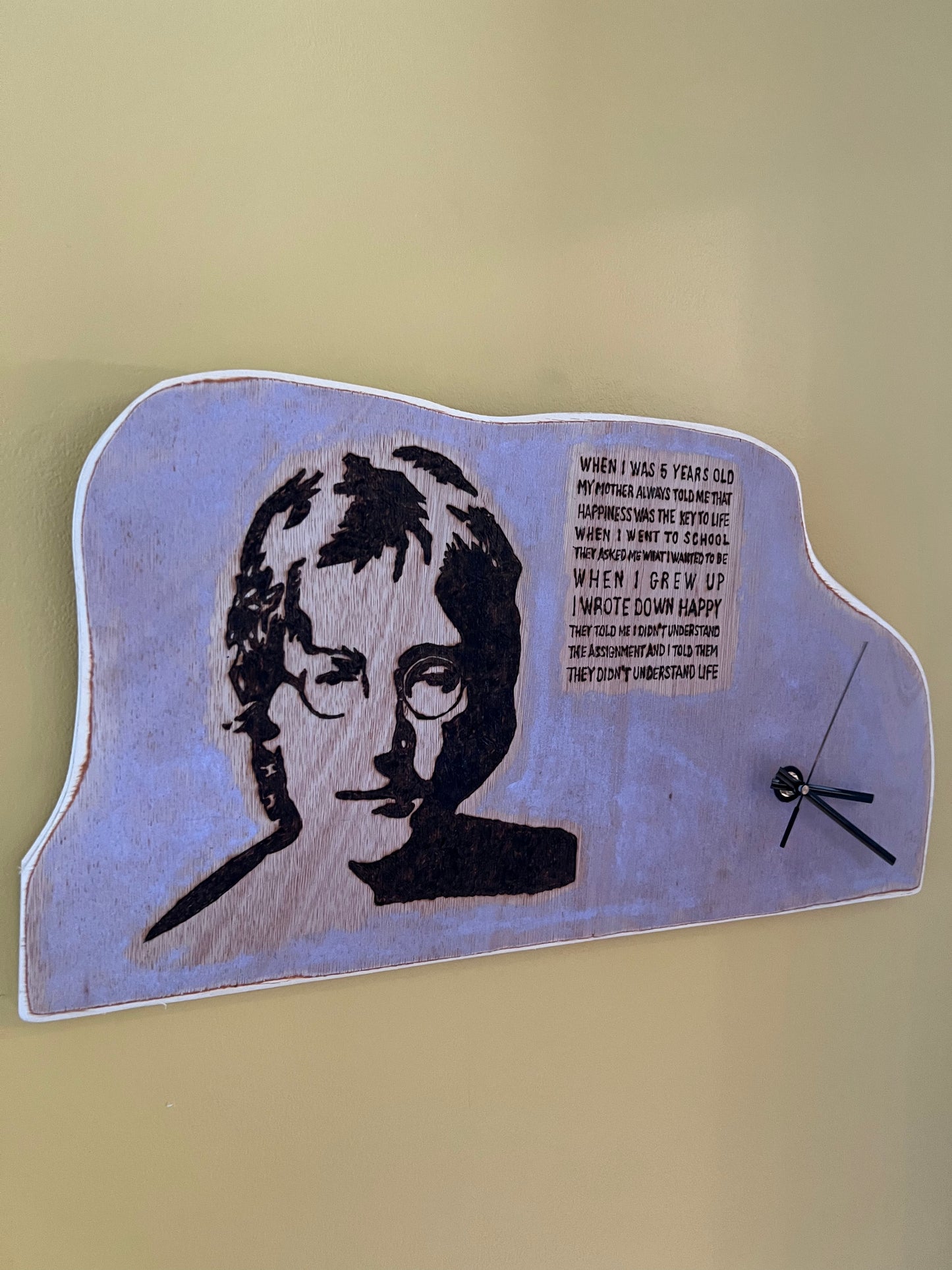 John Lennon clock