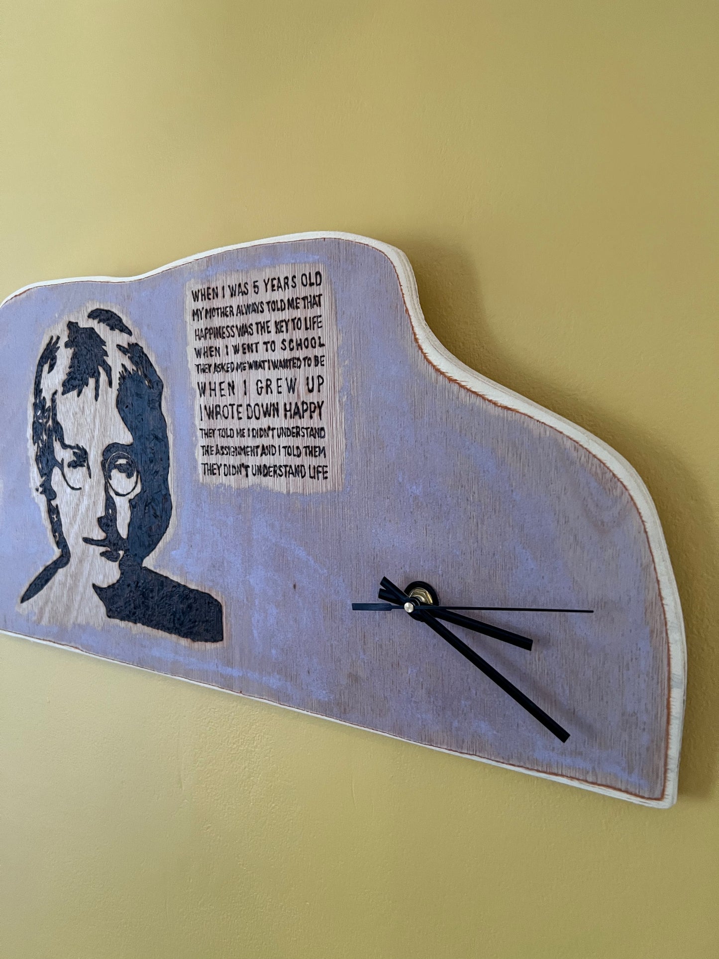 John Lennon clock